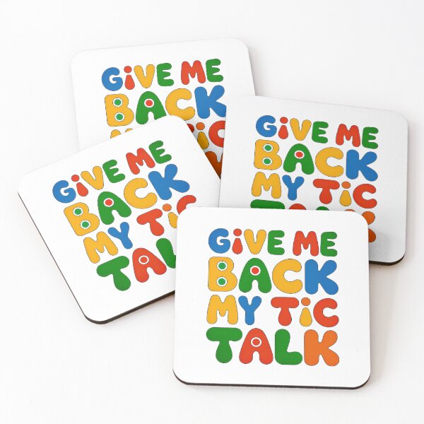 Item preview, Give Me Back My Tic Talk Against Censorship designed and sold by Amanda's Factory.