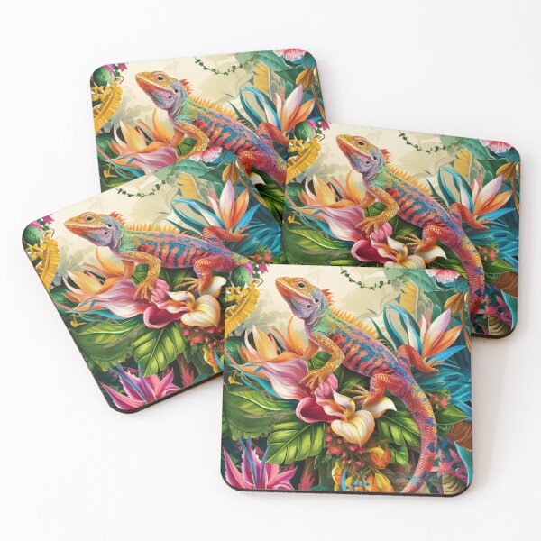 Item preview, Tropical Lizard designed and sold by whitecat23.