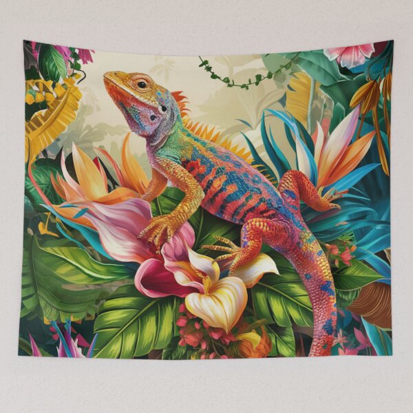 Item preview, Tropical Lizard designed and sold by whitecat23.