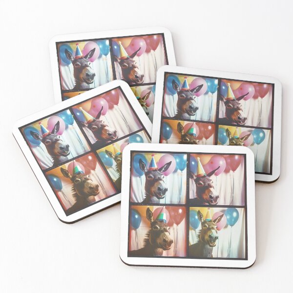 Item preview, Birthday Party Happy Donkey Celebration Photobooth designed and sold by RockFireMerch.
