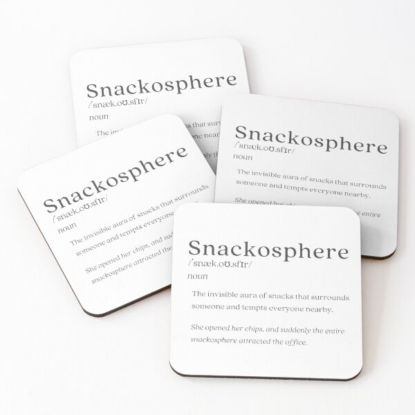 Artikelvorschau, Wörterbuch: Snackosphere entworfen und verkauft von nature. electrified..