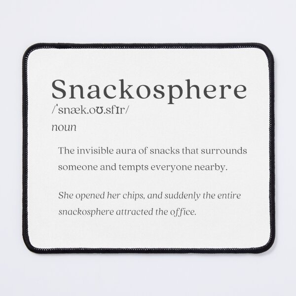Artikelvorschau, Wörterbuch: Snackosphere entworfen und verkauft von nature. electrified..