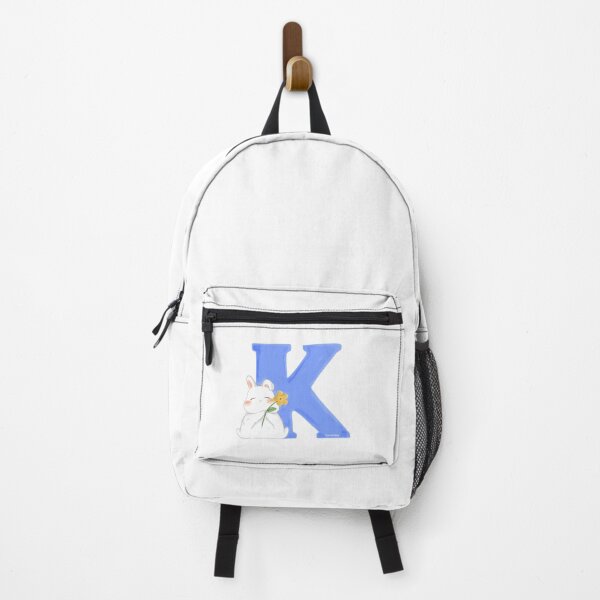 Item preview, K Alphabet Letter Bunny in Soft Watercolor | Bunniesmee designed and sold by bunniesmee.