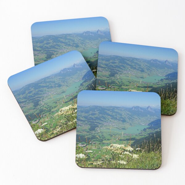 Item preview, mountain lake Alps Switzerland designed and sold by nikawanders.