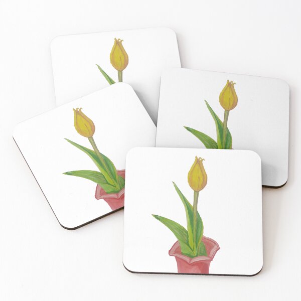 Item preview, Tulip in a Red Vase designed and sold by MagentaTwilight.