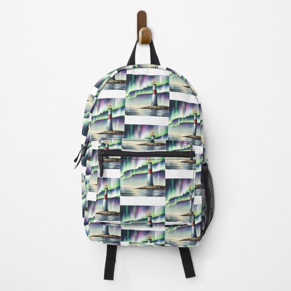 Item preview, Lighthouse with Aurora Borealis designed and sold by SignumShop.