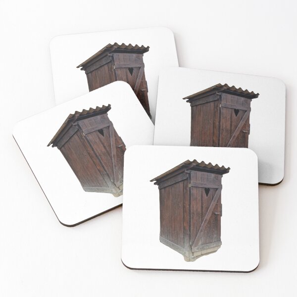 Item preview, Outhouse Toilet, White / No Background, Big Pattern designed and sold by Gaboro.