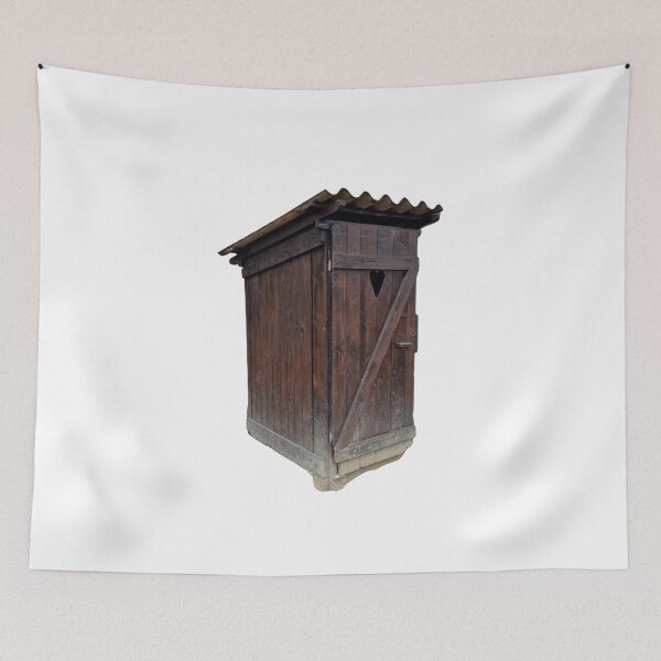 Item preview, Outhouse Toilet, White / No Background, Big Pattern designed and sold by Gaboro.