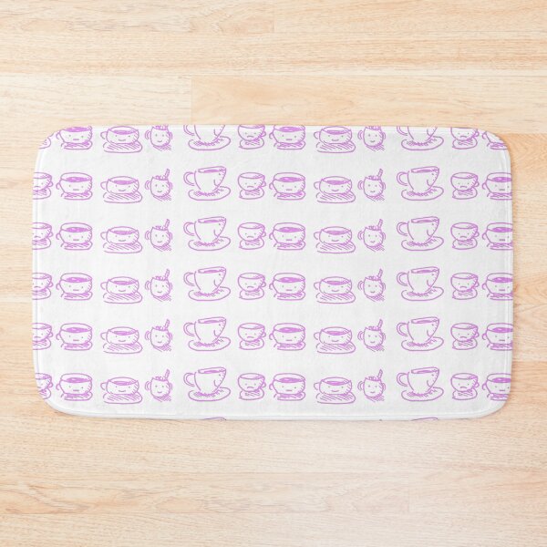 Item preview, Time for Tea Too Powder Pink designed and sold by MagentaTwilight.