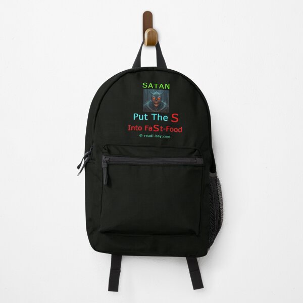Item preview, SATAN Put The S Into FaSt-Food designed and sold by AlienAlmanac.