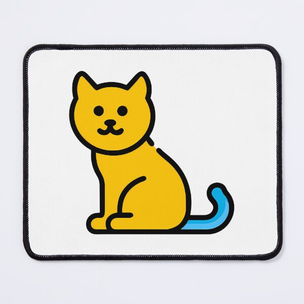Item preview, Skyblue Cartoon Cats Minimalist Style Art Cute Illustration designed and sold by ART ATTACK ZONE.