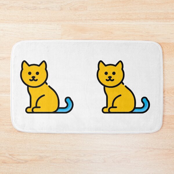 Item preview, Skyblue Cartoon Cats Minimalist Style Art Cute Illustration designed and sold by ART ATTACK ZONE.