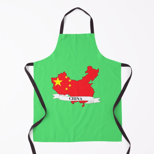 Item preview, China flag map designed and sold by visual adventures.