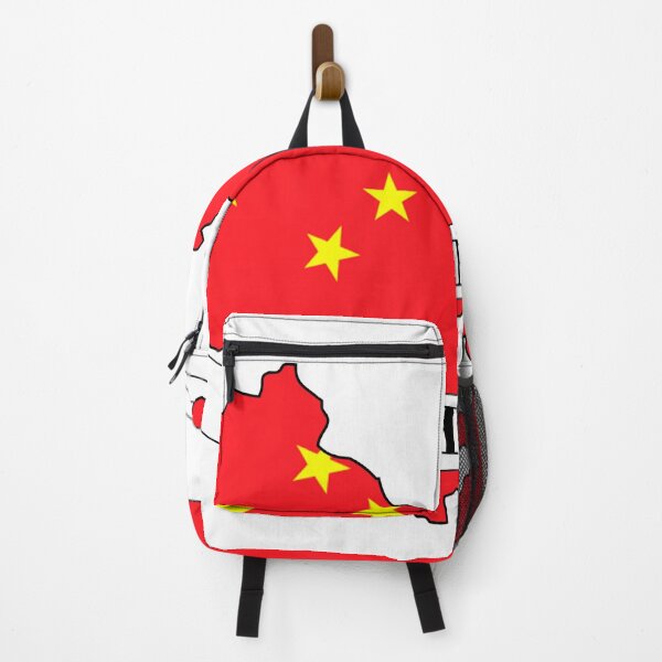 Item preview, China flag map designed and sold by visual adventures.