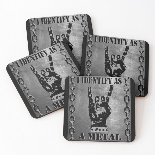 Item preview, "I identify as  a metal" funny metal designed and sold by Dziabacz13.