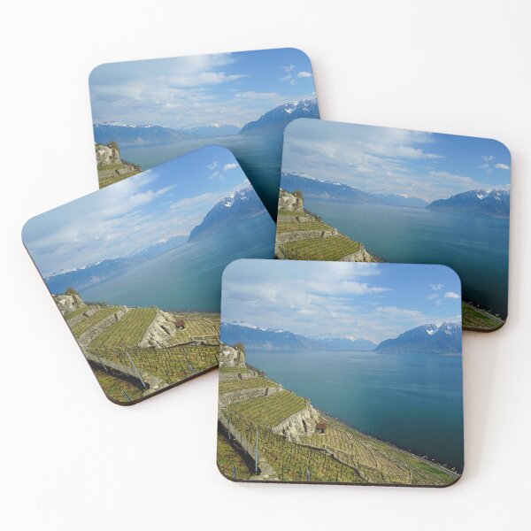 Item preview, Lavaux Vineyards Lac Léman Swiss Alps designed and sold by nikawanders.