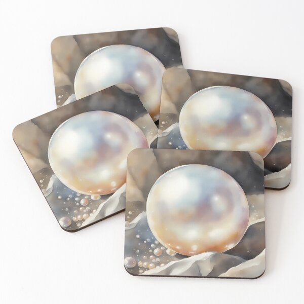 Item preview, Large Pearl on Rocks designed and sold by CalmnessbyChoice.