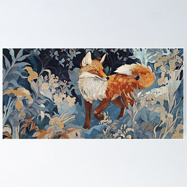 Item preview, William Morris - Fox designed and sold by ArtHouseNiklas.