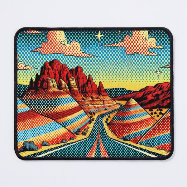 Item preview, Cliff road Utah Styled 3D art designed and sold by Iainmcdowell.