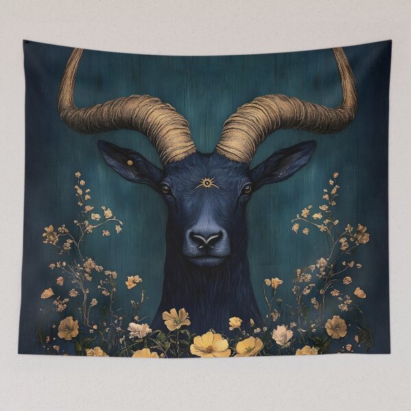 Item preview, Black Goat. Wisdom & spiritual strength. designed and sold by Shoot-The-Moon.