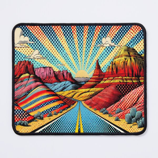 Item preview, Cliff road Utah Styled 3D art designed and sold by Iainmcdowell.