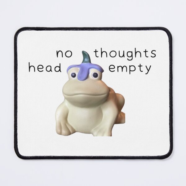 Item preview, no thoughts head empty frog (no head thoughts empty) designed and sold by hnnhbnna.