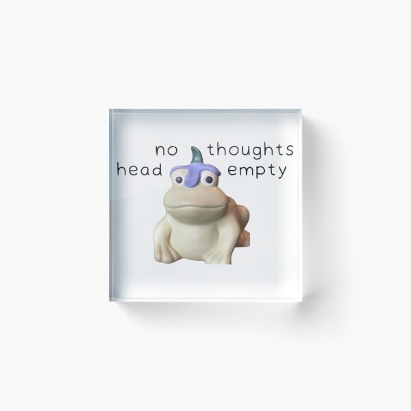 Item preview, no thoughts head empty frog (no head thoughts empty) designed and sold by hnnhbnna.