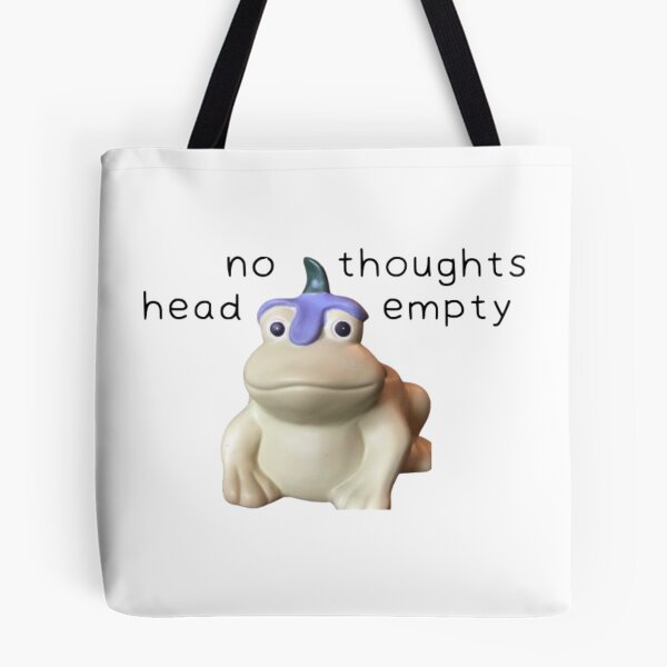 Item preview, no thoughts head empty frog (no head thoughts empty) designed and sold by hnnhbnna.