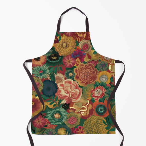Item preview, Rich Golden Floral Wallpaper designed and sold by whitecat23.