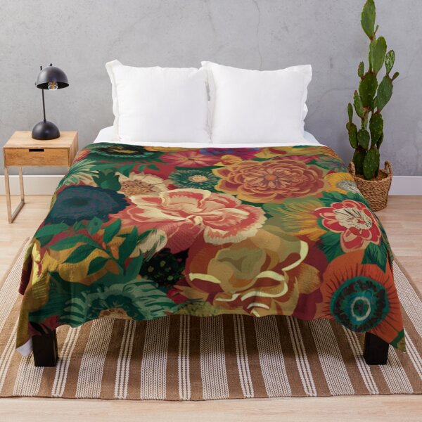 Item preview, Rich Golden Floral Wallpaper designed and sold by whitecat23.