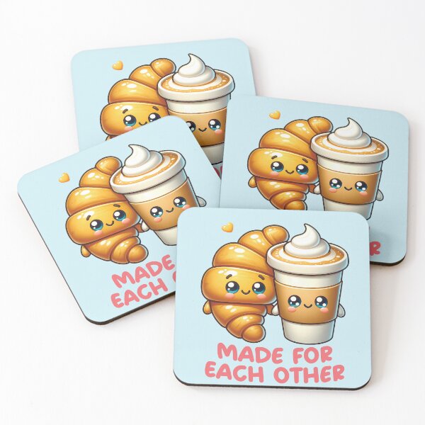 Item preview, Cappuccino And Croissant: Made For Each Other designed and sold by Lisetta Collection.