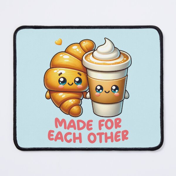 Item preview, Cappuccino And Croissant: Made For Each Other designed and sold by Lisetta Collection.