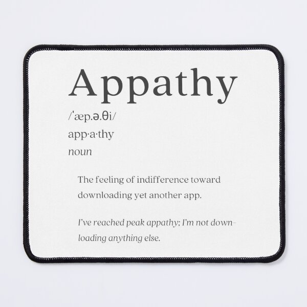 Item preview, Dictionary: Appathy designed and sold by nature. electrified..