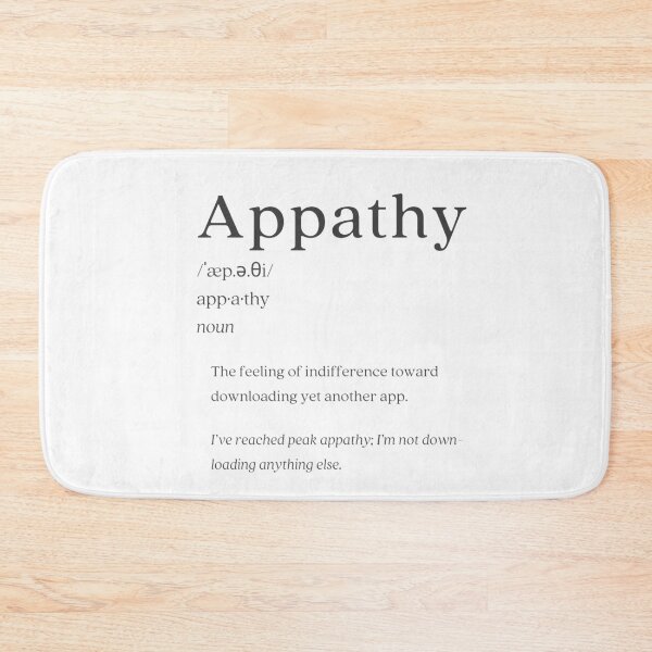 Item preview, Dictionary: Appathy designed and sold by nature. electrified..