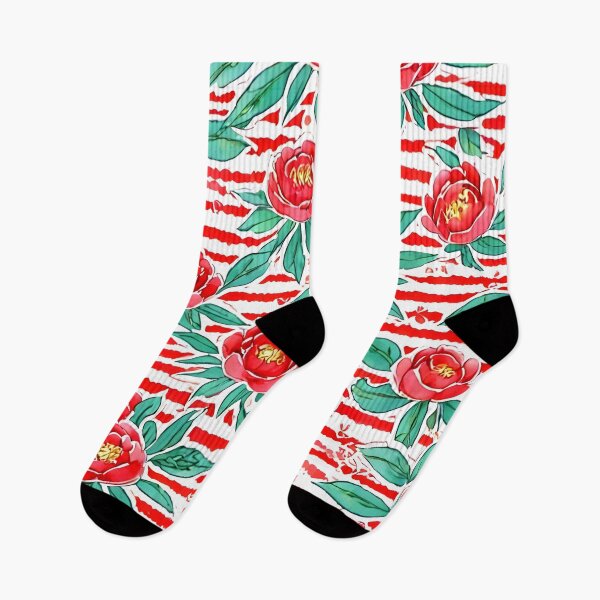 Item preview, Red peonies designed and sold by RishabhArts1.