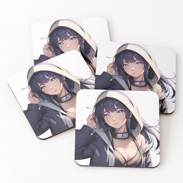 Item preview, Cute Anime Girl, Hinata Hyuga designed and sold by iloveanimechibi.