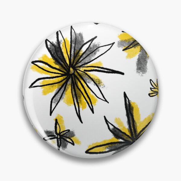 Item preview, Black yellow flower designed and sold by BarelyDevi.