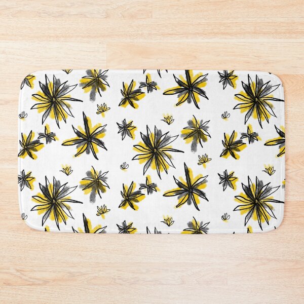 Item preview, Black yellow flower designed and sold by BarelyDevi.