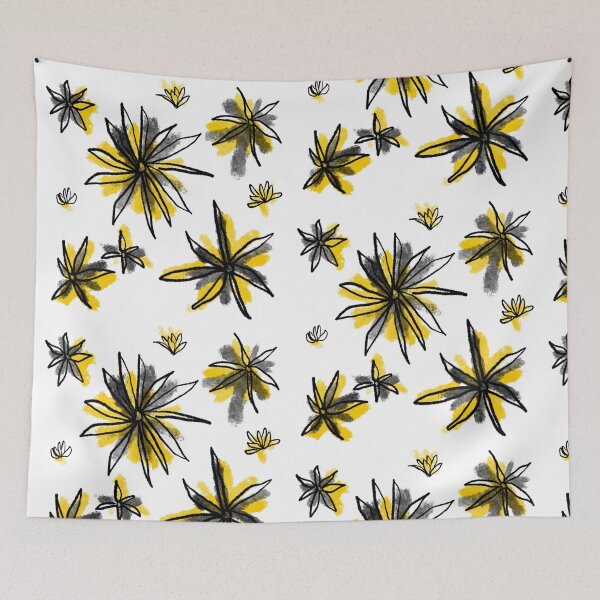 Item preview, Black yellow flower designed and sold by BarelyDevi.
