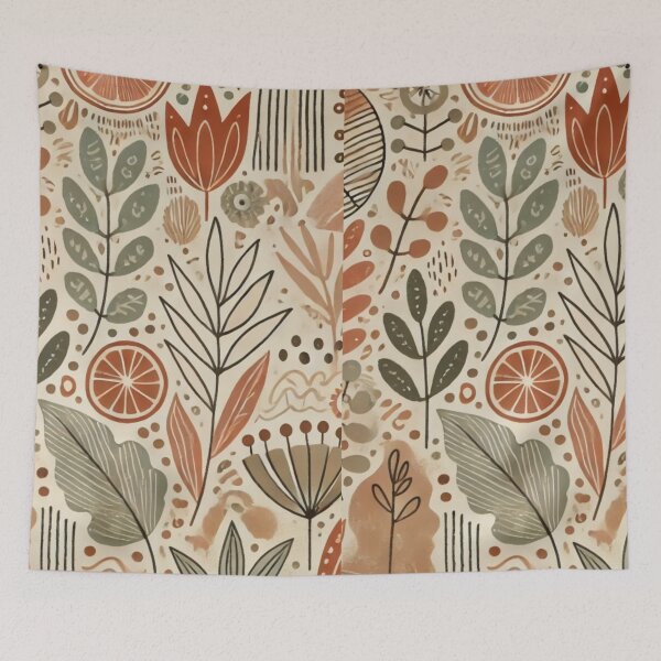 Item preview, Floral and Abstract Nature Pattern designed and sold by carries-anatomy.