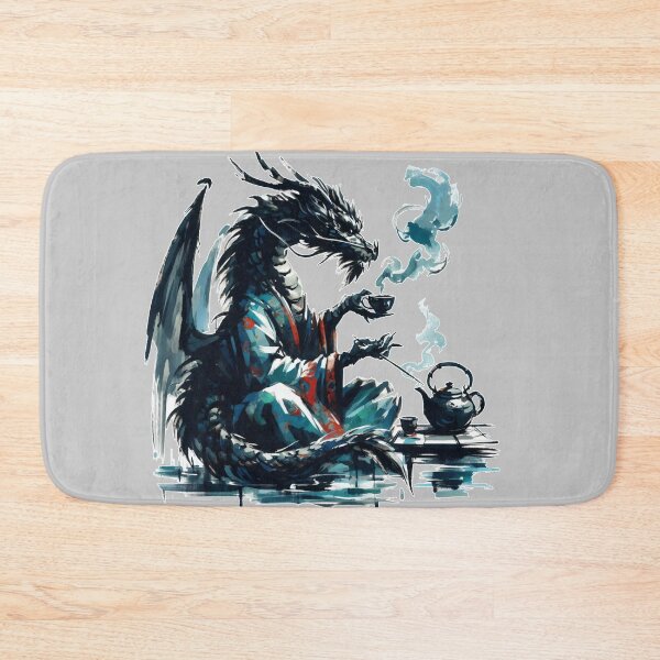Item preview, Ancient Dragon in Kimono Making Tea designed and sold by Slick-Waffles.