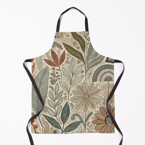 Artikelvorschau, Abstract Floral and Fan Pattern in Earthy Tones entworfen und verkauft von carries-anatomy.