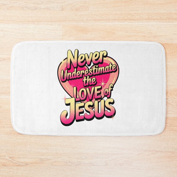 Item preview, Never Underestimate The Love Of Jesus: Inspirational Christian Faith Design designed and sold by elynne9.