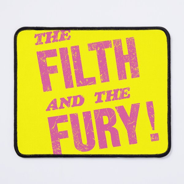Item preview, The Filth and the Fury! - Birth of punk rock 1976 headline - pink print designed and sold by retropetrol.