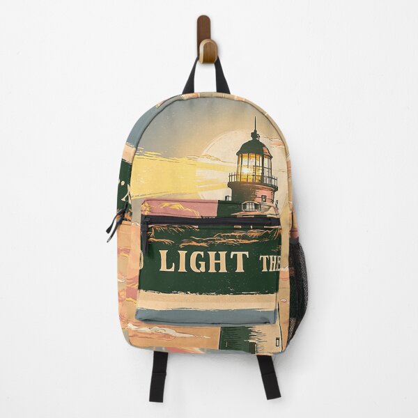 Item preview, Vintage Lighthouse at Sunset - Guiding Light Illustration designed and sold by Loving Nature Gifts.