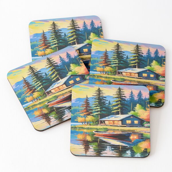 Item preview, Tranquility - Cabin in the Woods designed and sold by Judy Palkimas.