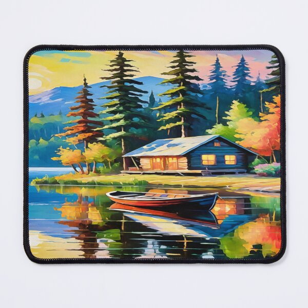 Item preview, Tranquility - Cabin in the Woods designed and sold by Judy Palkimas.