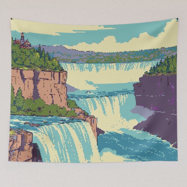 Item preview, Pixel Niagara Falls designed and sold by NaturePixel.