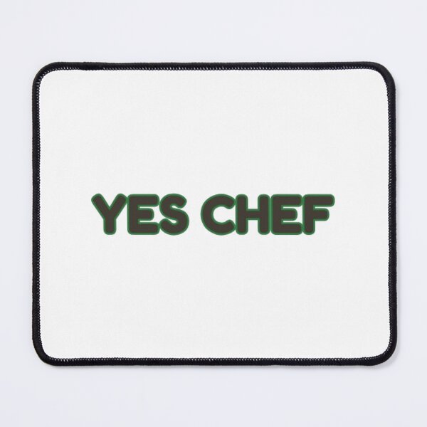 Item preview, Yes Chef Green designed and sold by stainedauroras.
