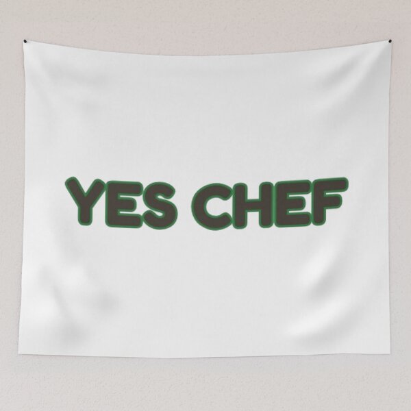 Item preview, Yes Chef Green designed and sold by stainedauroras.